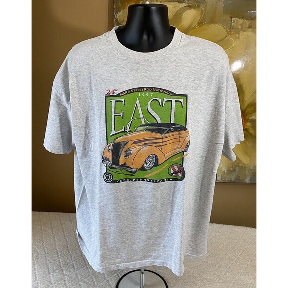 Vintage 1997 NSRA Street Rod Nationals York Pa Single Stitch USA Made Shirt XXL - Picture 1 of 16